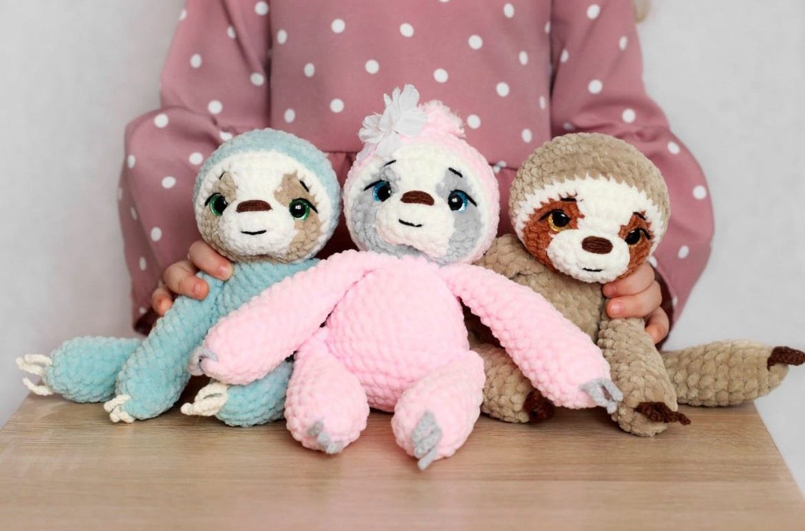 Patron de crochet BÉBÉ PARESSEUX PDF 🇩🇪