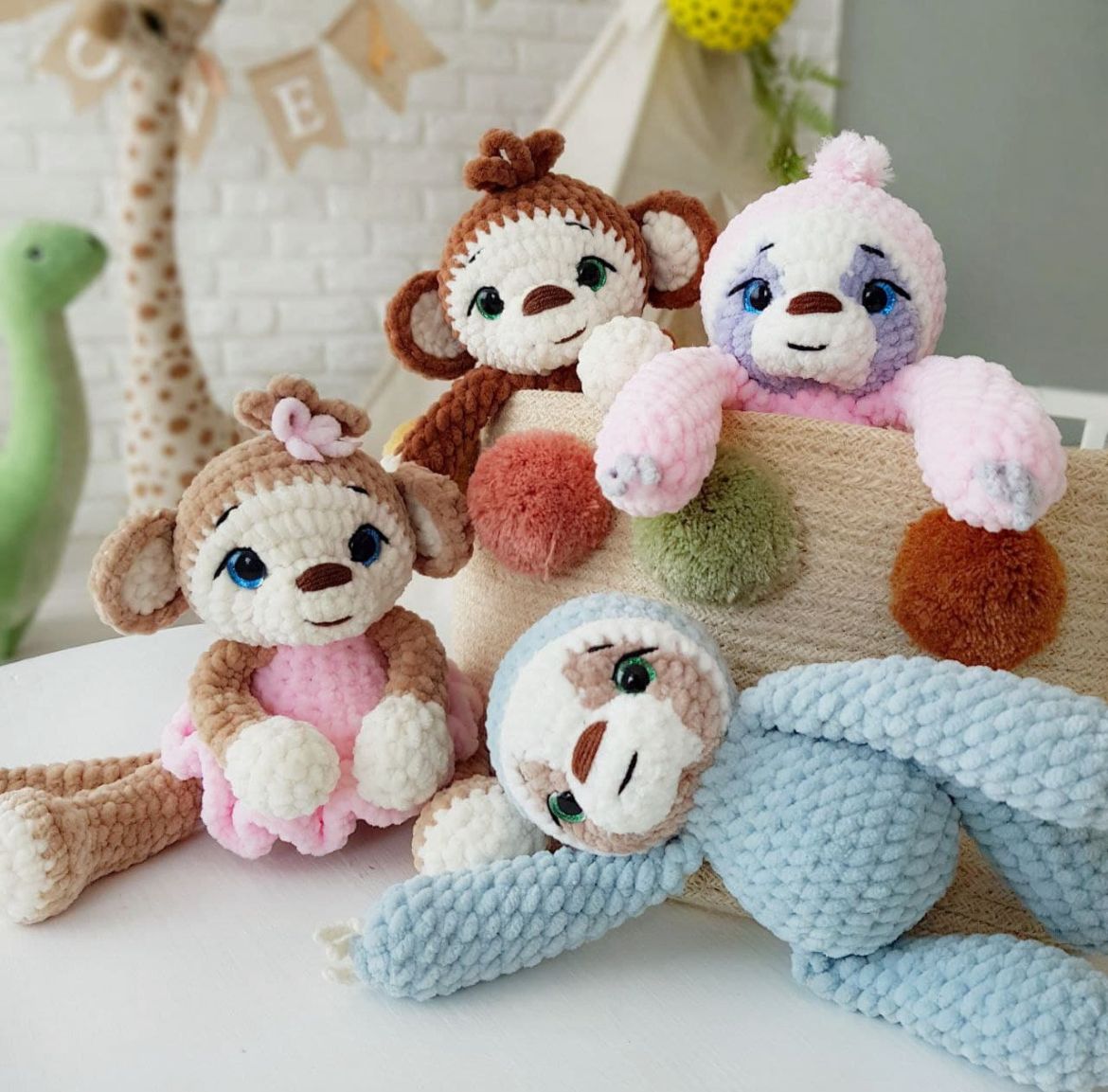 Patron de crochet BÉBÉ PARESSEUX PDF 🇩🇪