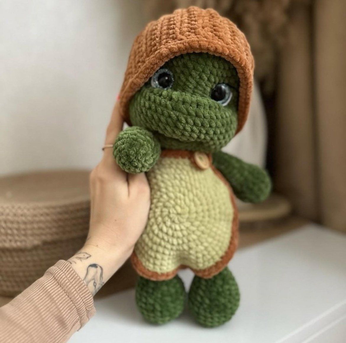 Tutoriel de crochet peluche tortue – PDF En Français 🇫🇷