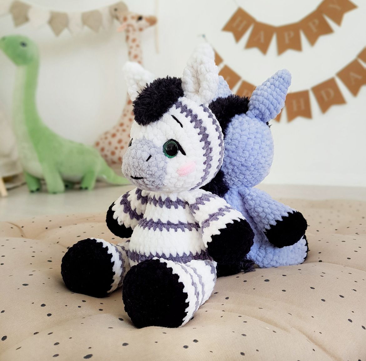 Patron de crochet 4 en 1 d'animaux à sabots mignons (PDF) 🇩🇪