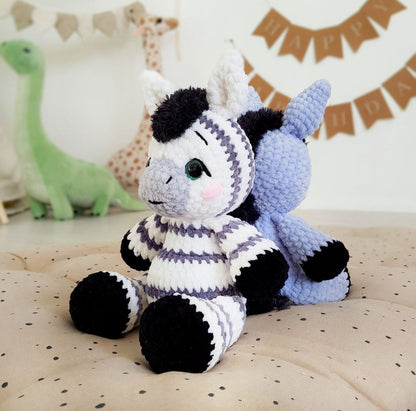 Patron de crochet 4 en 1 d'animaux à sabots mignons (PDF) 🇩🇪