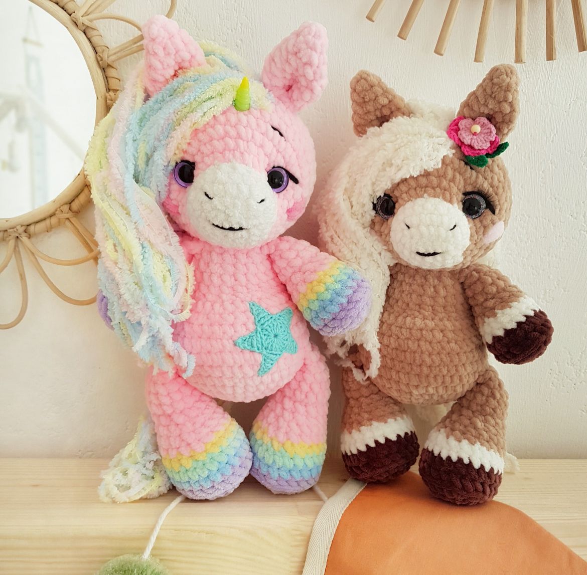 Patron de crochet 4 en 1 d'animaux à sabots mignons (PDF) 🇩🇪