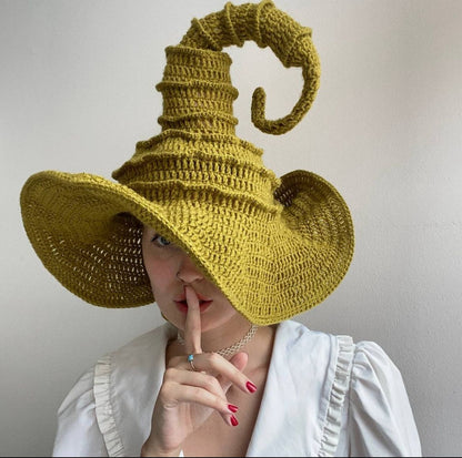 Modèle de chapeau de sorcière au crochet pour Halloween (PDF) 🇩🇪