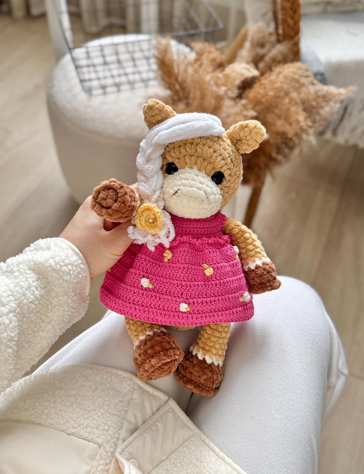 Modèle de crochet Lieveke Cheval + Robe en PDF 🇩🇪